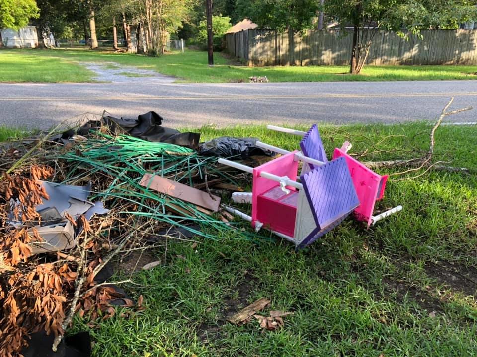 Bay Yard debris and bulky waste should be separated at